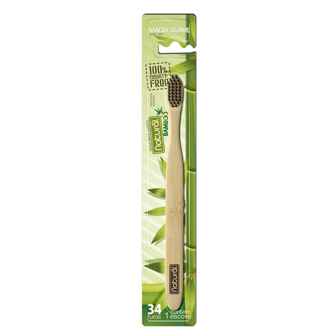 Escova Dental Natural de Bambu (1un)